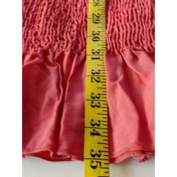 NWT Blue Blush Elastic Body Ruffle Hem Sleeveless Dress Pink Womens Size Large - Picture 10 of 12